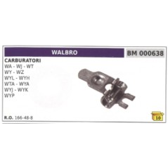 Diaphragm carburettor rocker arm WALBRO WA - WJ - WT - WY - WZ - WYL 166-48-8