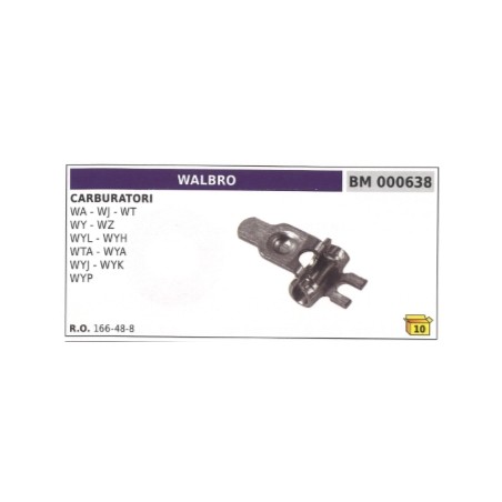 Diaphragm carburettor rocker arm WALBRO WA - WJ - WT - WY - WZ - WYL 166-48-8 | Newgardenstore.eu