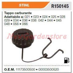 STIHL chainsaw compatible fuel cap 021 023 024 025 028 029 11173500500 | Newgardenstore.eu