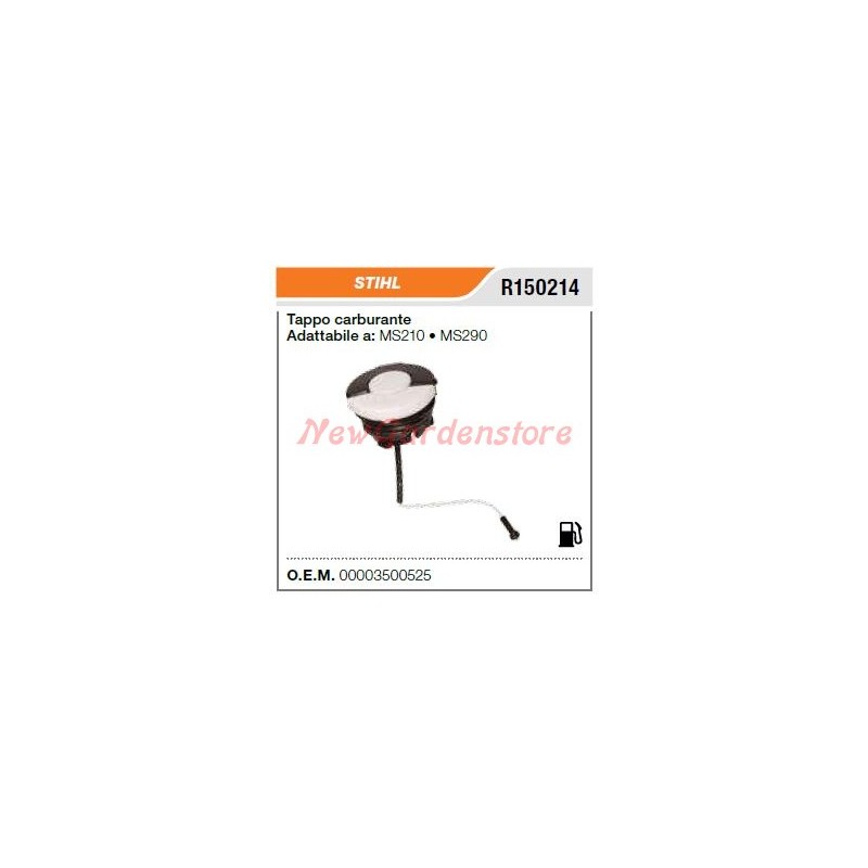 STIHL tronçonneuse MS210 290 bouchon de remplissage d'huile R150214