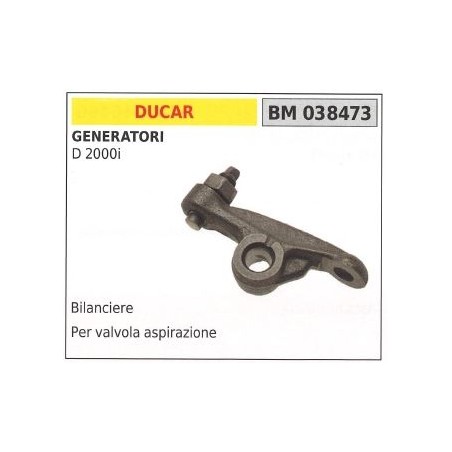 Rocker arm for intake valve DUCAR 4-stroke engine for generator 038473 | Newgardenstore.eu