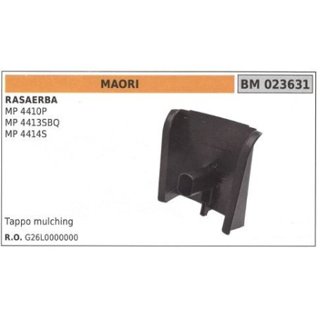 MAORI Rasenmähermäher Mulchstopfen MP 4410P 023631 | Newgardenstore.eu