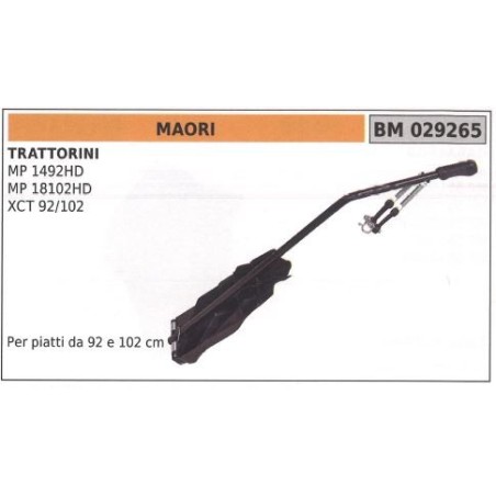 Tapa de la trituradora para tractores de césped MAORI MP 1492HD | Newgardenstore.eu