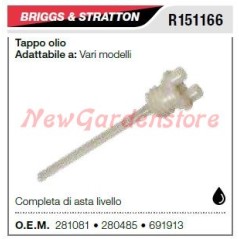 Tappo olio B&S tagliaerba rasaerba tosaerba vari modelli R151166 | Newgardenstore.eu