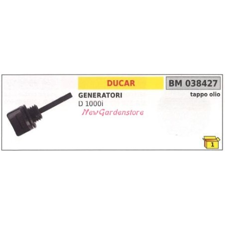 Bouchon de remplissage d'huile DUCAR generator D 1000i 038427 | Newgardenstore.eu
