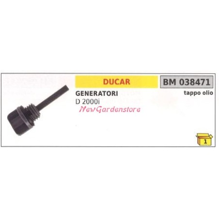 Tapón del depósito de aceite DUCAR generador D 2000i 038471 | Newgardenstore.eu