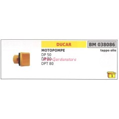 Bouchon de remplissage d'huile DUCAR pompe à moteur DP 50 80 DPT 80 038086