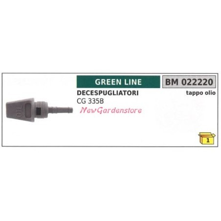 Bouchon de remplissage d'huile GREEN LINE débroussailleuse CG 335B 022220 | Newgardenstore.eu