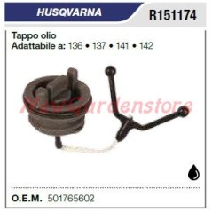 Oil filler cap HUSQVARNA chainsaw 136 137 141 142 R151174