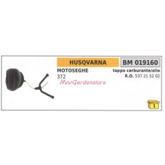 Bouchon de remplissage d'huile HUSQVARNA tronçonneuse 372 019160 | Newgardenstore.eu