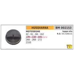 Oil filler cap HUSQVARNA chainsaw 42 61 66 162 234 238 246 266 268 272 2100 002153 | Newgardenstore.eu