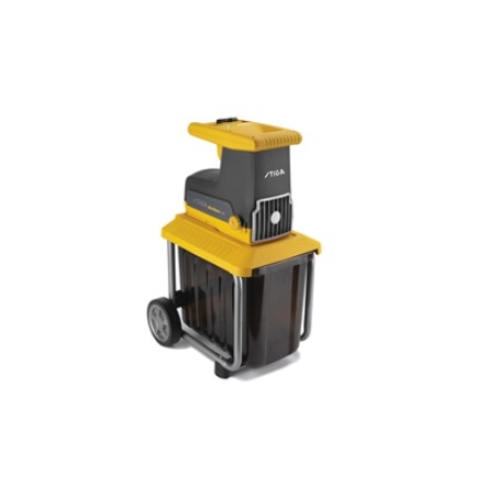 STIGA BIO SILENT 2500 2500 W broyeur électrique 8 dents rouleau 60 Lt sac | Newgardenstore.eu