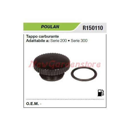 Tappo olio POULAN motosega serie 200 300 R150110 | Newgardenstore.eu