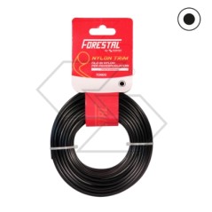 Blister FORESTAL brush cutter wire round section Ø  wire 2.4 mm length 15 m