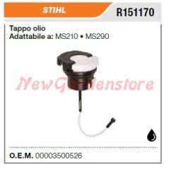 STIHL motosierra MS210 290 tapón de llenado de aceite R151170