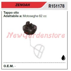 Tapón de llenado de aceite ZENOAH motosierra 62 cc R151178 | Newgardenstore.eu