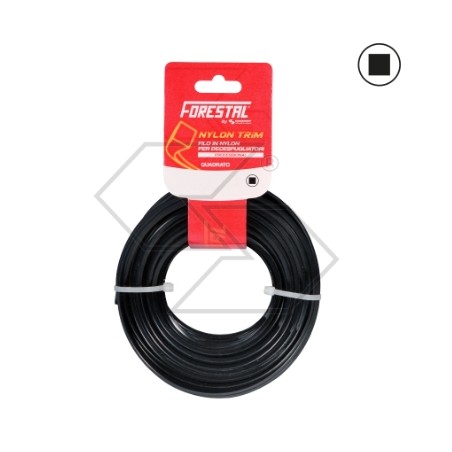 Blister für FORESTAL Freischneidedraht Vierkant Ø 3,5 mm Länge 15m | Newgardenstore.eu