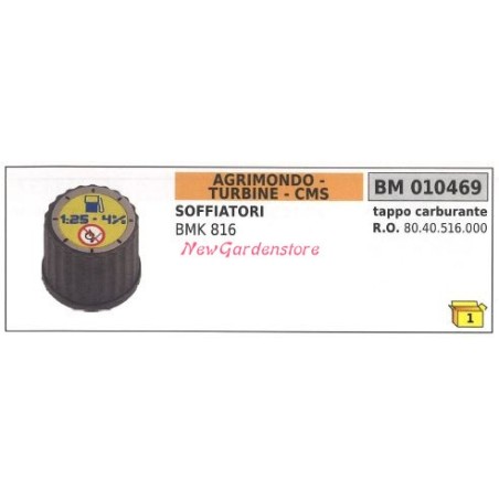 Tankdeckel AGRIMONDO Gebläse BMK 816 010469 | Newgardenstore.eu