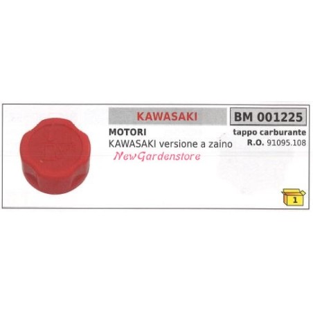 KAWASAKI engine fuel filler cap 001225 | Newgardenstore.eu