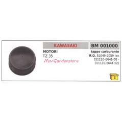 Tapón de llenado de combustible motor KAWASAKI desbrozadora TZ 35 001000