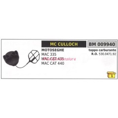 Tapón de llenado de combustible para motosierra MC CULLOCH motor MAC 335 009940 | Newgardenstore.eu