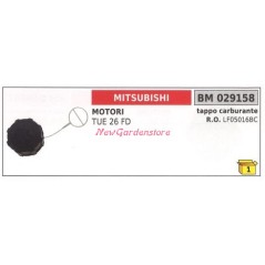 Tapón de llenado de combustible motor MITSUBISHI desbrozadora TUE 26 FD 029158