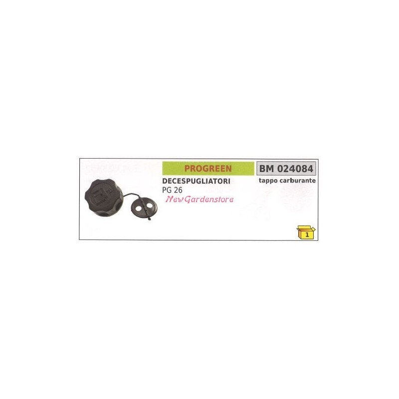 Bouchon de réservoir de carburant PROGREEN PG 26 moteur débroussailleuse 024084