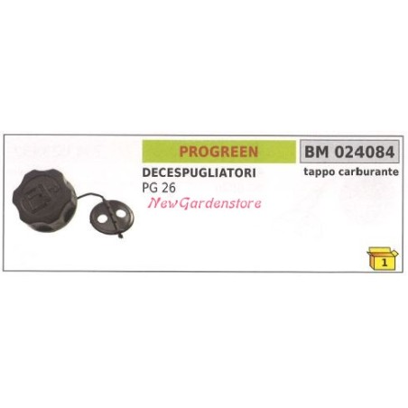 Kraftstofftankdeckel PROGREEN PG 26 Freischneider Motor 024084 | Newgardenstore.eu