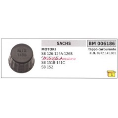 Kraftstofftankdeckel SACHS Rasenmähermotor SB 126 006186 | Newgardenstore.eu