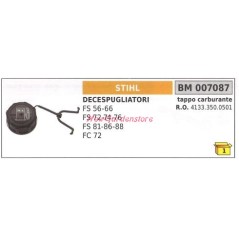 Tappo serbatoio carburante motore STIHL decespugliatore FS 56 66 72 74 76 41333500501