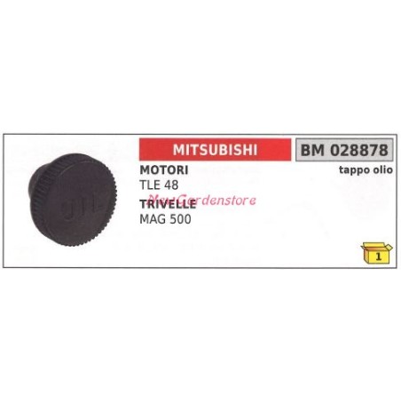 Bouchon de remplissage d'huile moteur MITSUBISHI débroussailleuse TLE 48 028878 | Newgardenstore.eu