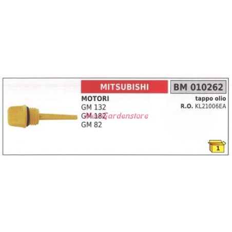 Öleinfülldeckel Motor MITSUBISHI Motor-Pumpe GM 131 182 82 010262 | Newgardenstore.eu