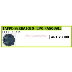 Pasquali tank cap for walking tractor and walking tractor 73300