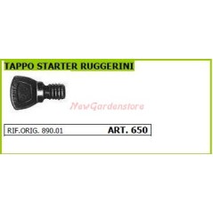 RUGGERINI starter plug for walking tractor 650 | Newgardenstore.eu