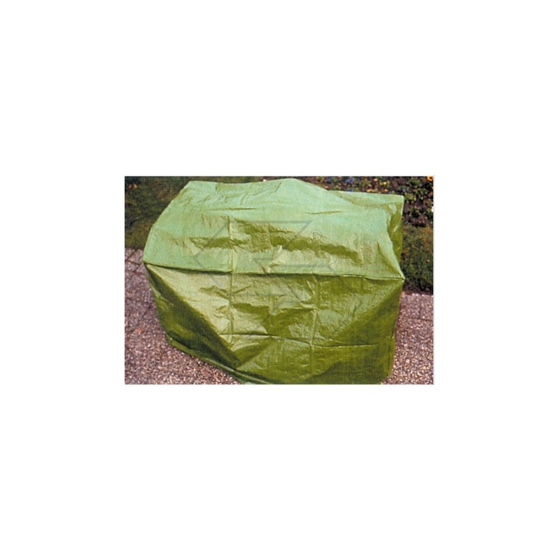 Lawn tractor protective tarpaulin 165x112x102cm polyethylene tear-proof stretch