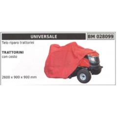 UNIVERSAL lawn tractor guard with basket 2600 x 900 x 900 mm