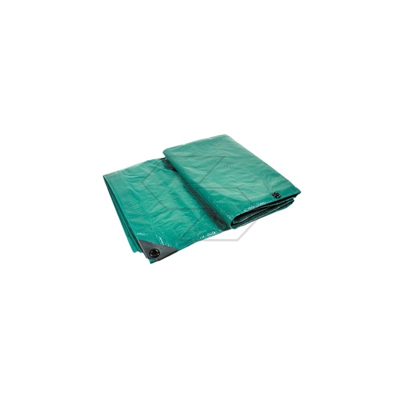 Tarpaulin with eyelets 6x8 m reinforced corners waterproof washable tear-resistant cover