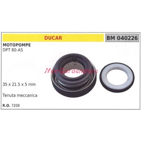 Mechanical seal DUCAR motor pump DPT 80AS 040226 | Newgardenstore.eu