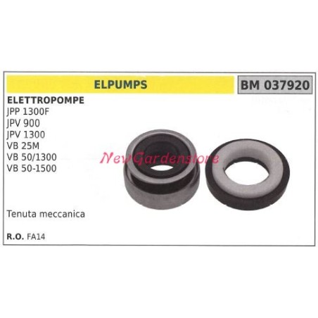 ELPUMPS Gleitringdichtung ELPUMPS Motorpumpe JPP 1300F JPV 900 037920 | Newgardenstore.eu