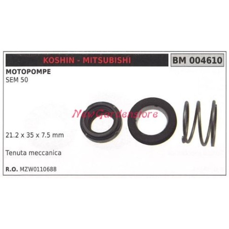 KOSHIN motor pump SEM 50 mechanical seal 004610 | Newgardenstore.eu