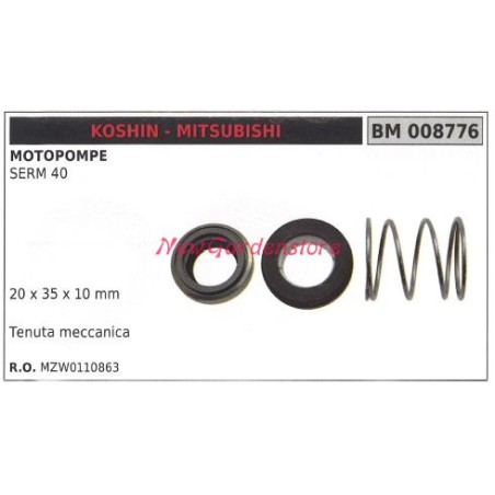 Mechanical seal KOSHIN motor pump SERM 40 008776 | Newgardenstore.eu