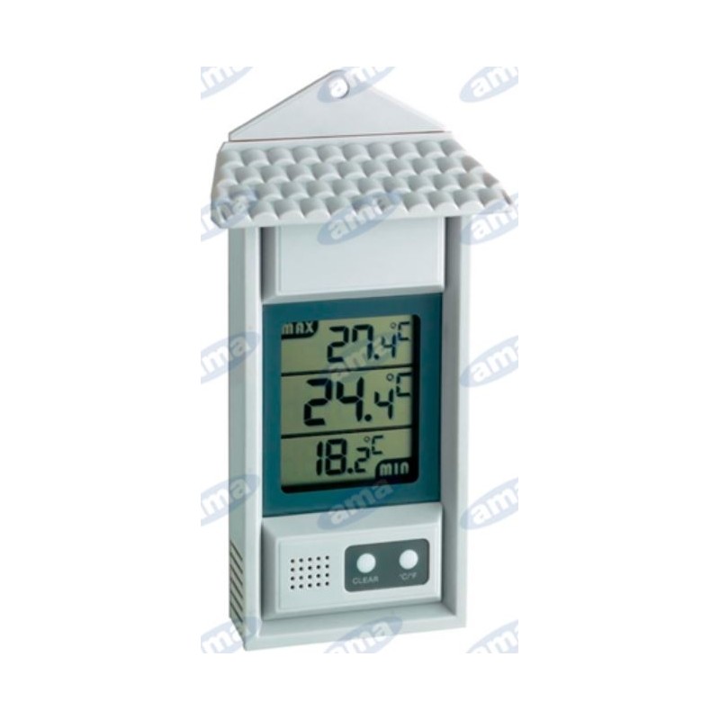 Thermomètre digital abs intérieur / extérieur -50 +70 Â° MIN / MAX - 95814