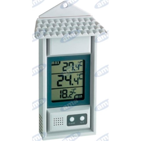 Termometro digitale per interni / esterni in abs -50 +70 Â° MIN / MAX - 95814 | Newgardenstore.eu