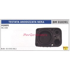 Cabeza de bomba UNIVERSAL anodizada negra Bertolini PA 330 018391 | Newgardenstore.eu