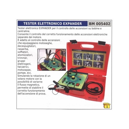 Comprobador electrónico de bobinas y centralitas de encendido EXPANDER 005402 | Newgardenstore.eu