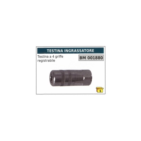 Cabezal engrasador con 4 garras regulables código 001880 | Newgardenstore.eu