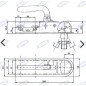 Towing head for AMA trailer and tanker coupling