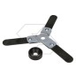 ROTYCUT universal steel head with 3 fibre blades for brushcutter