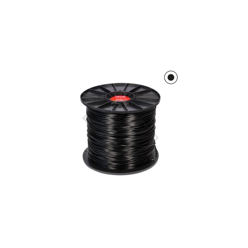 Coil 10 Kg FORESTAL brush cutter wire round section Ø  wire 2.4 mm