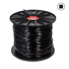 Spool 10 Kg wire for FORESTAL brushcutter square section Ø  4.0 mm